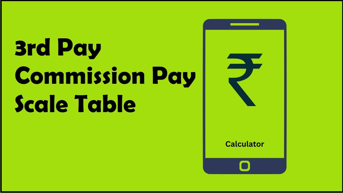 3rd Pay Commission Pay Scale Table